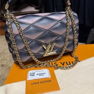 Louis Vuitton GO-14 MM.  Rare color.